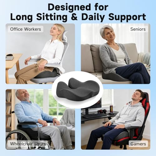 Gruba poduszka siedziska U-shape z memory