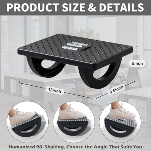 Podnóżek bujany z rolką masującą